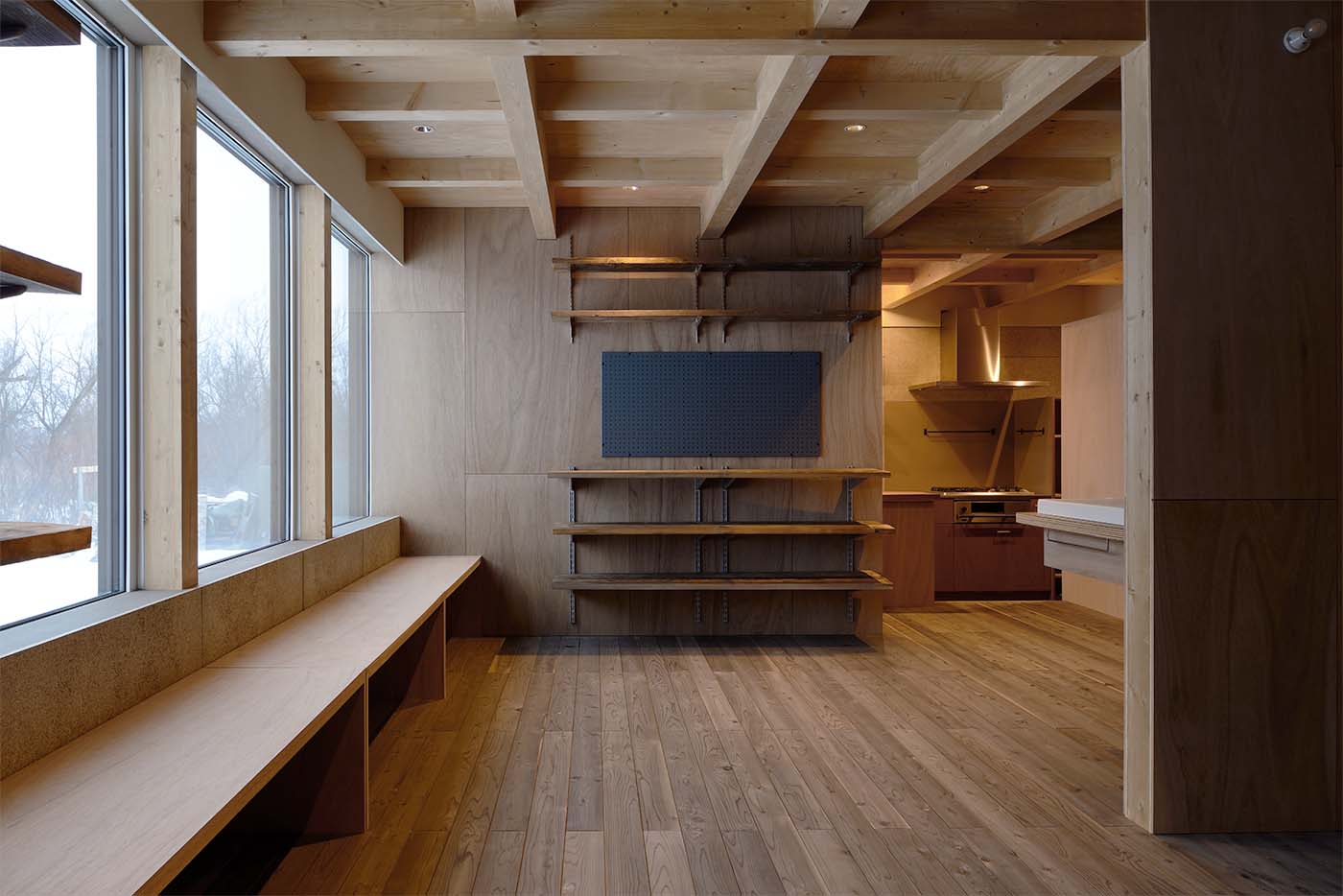 階(きざはし)の家 内観